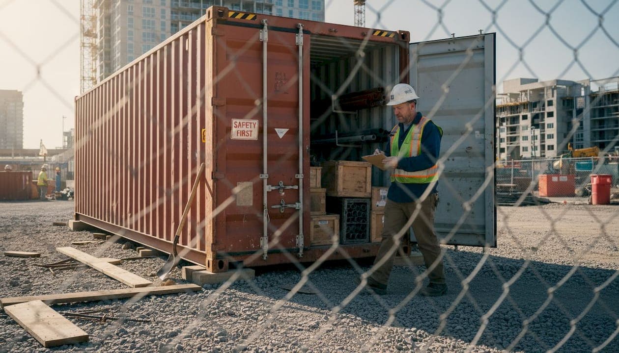 How Container Quality Drives Secure and Efficient Site Storage